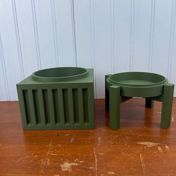 Larix Planter Pot, Indoor Planter w/ Drainage Hole and Drip Tray - Picture 6 of 9